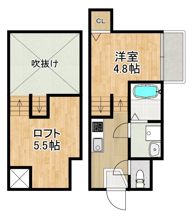 MODERN PALAZZO Isahaya Hatten 間取り