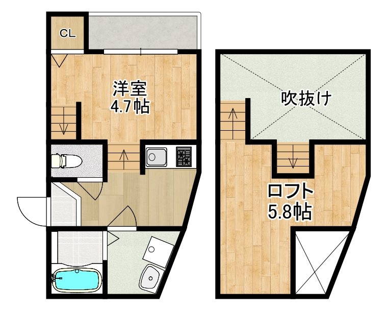 MODERN PALAZZO Isahaya Moa 間取り