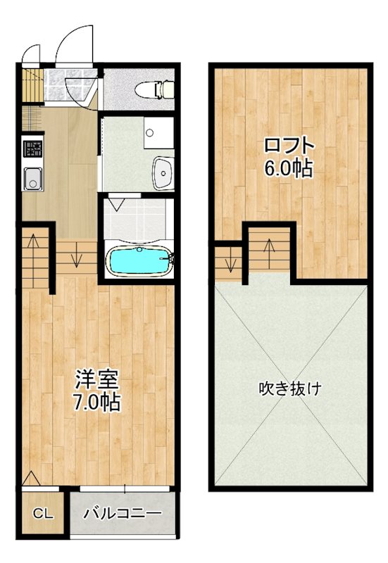 MODERN PALAZZO 喜々津Soleil 間取り