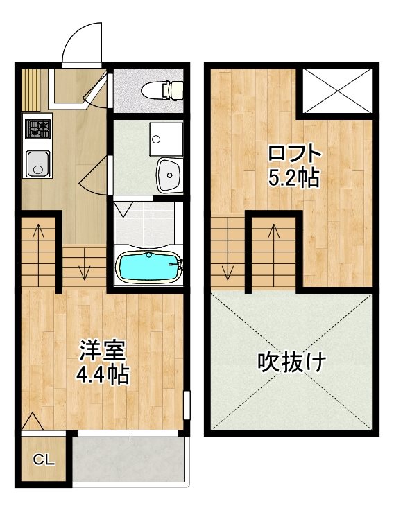 MODERN PALAZZO Isahaya Moa 間取り