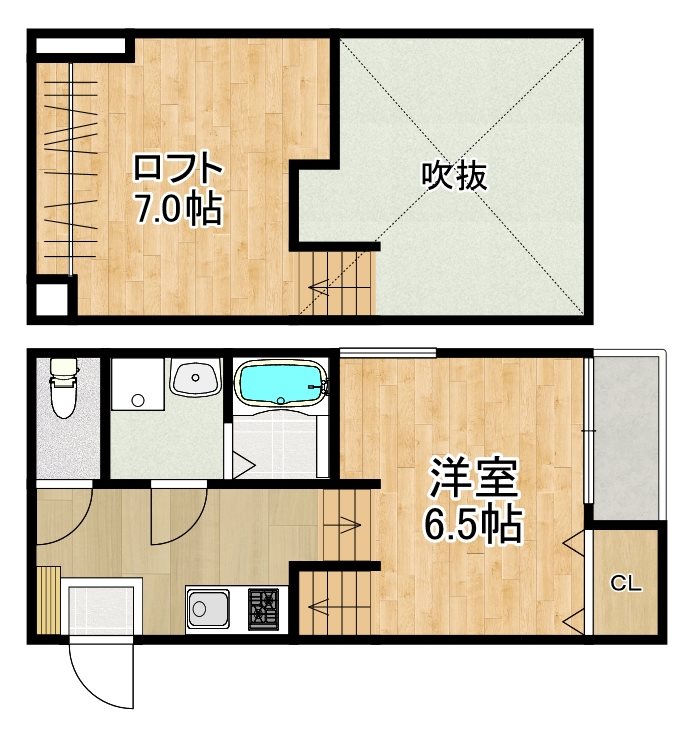 MODERN PALAZZO 貝津Prime 間取り