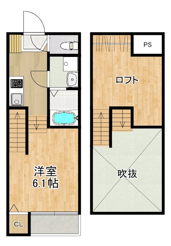 MODERN PALAZZO 諫早Kaizu B 間取り