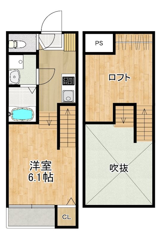 MODERN PALAZZO 諫早Kaizu B 間取り