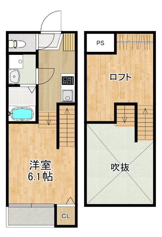MODERN PALAZZO 諫早Kaizu A 間取り