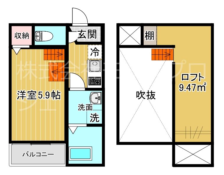 MODERN PALAZZO 貝津Vogue 間取り