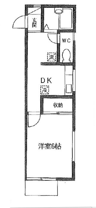 金坂コーポ 間取り
