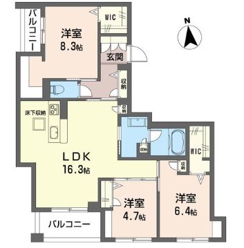 クオレール 間取り