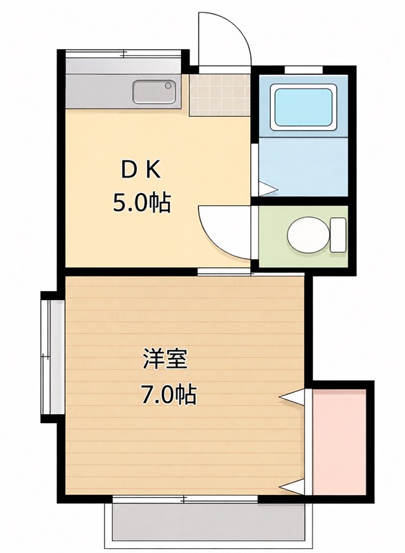 清美ハイツ 間取り