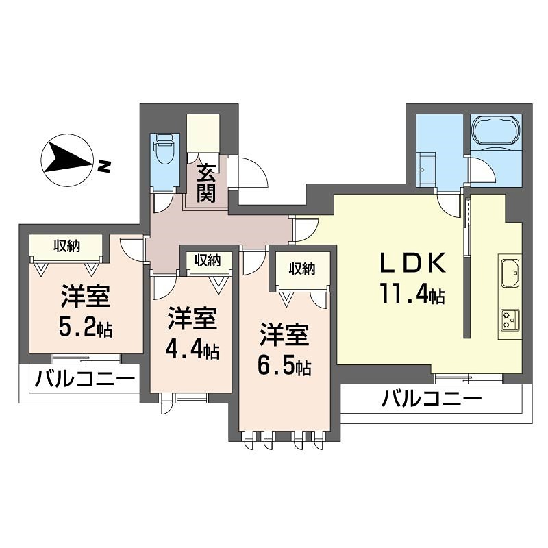 エスパシオ蘇我 間取り