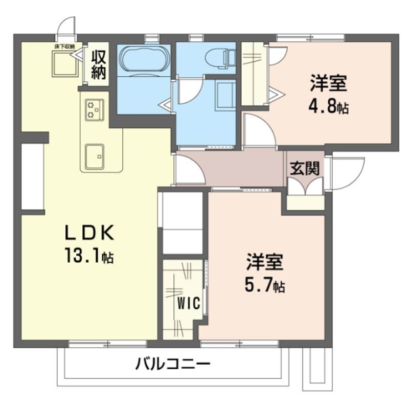 シェリールＢ 間取り