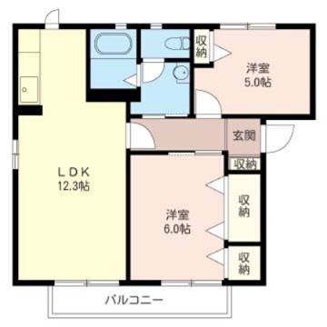 シェリールＢ 間取り