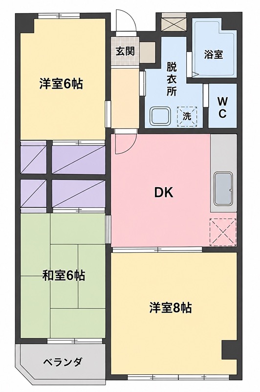 グリーンヒルズ石川Ｉ 間取り