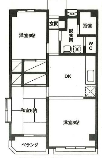 グリーンヒルズ石川Ｉ 間取り