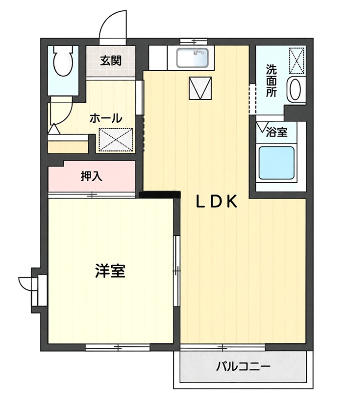 ツイン沙羅Ｂ 間取り