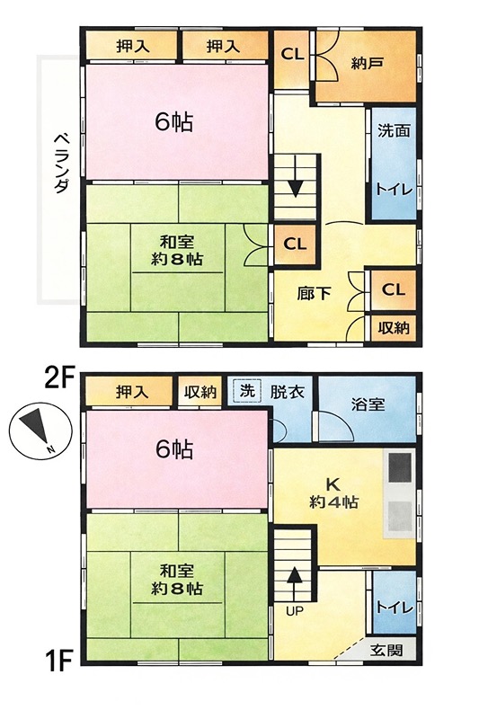 大森町貸家 間取り