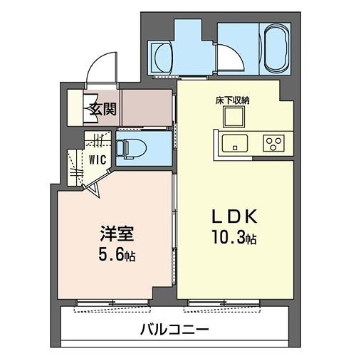 シャーメゾン　フィエルテ　蘇我 間取り