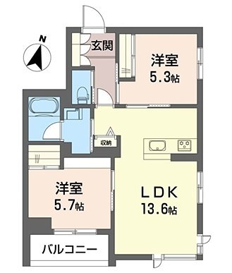 アリスティオ蘇我 間取り