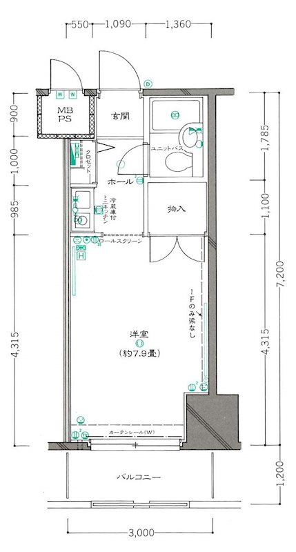 クルトーア草津 間取り