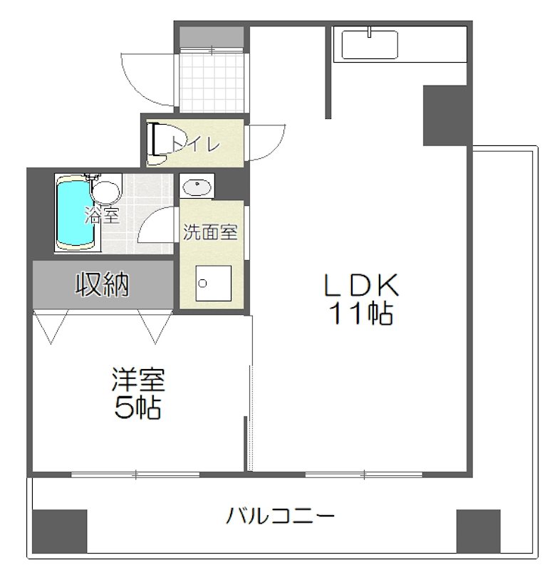 星陽ビル 406号室 間取り