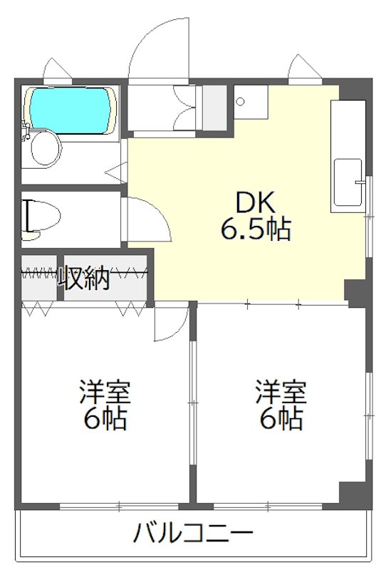 レヂメントマツバラⅡ 301号室 間取り