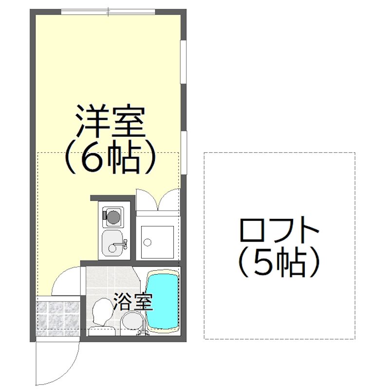 第3グランドハイツ 301号室 間取り