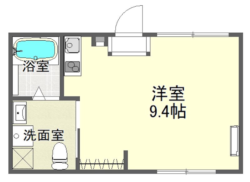 オーパス羽田 303号室 間取り