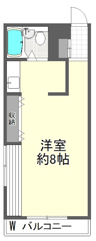 グリーンヒルツイチノセ 301号室 間取り