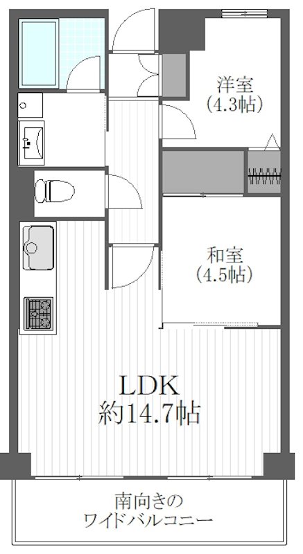 Dorph～ドルフ～ 504号室 間取り