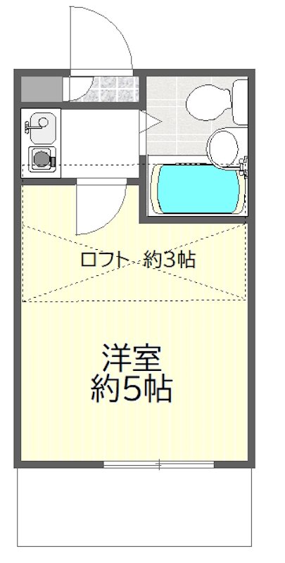ジョリーメゾン蒲田 103号室 間取り