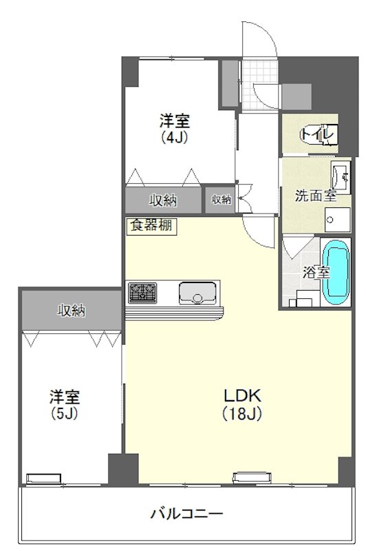 ダイアパレス下丸子 間取り図