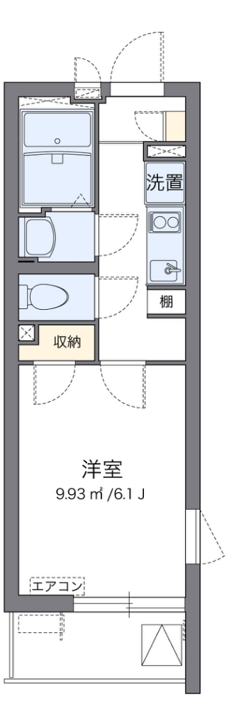 クレイノメゾン　ド　ピエラ 401号室 間取り