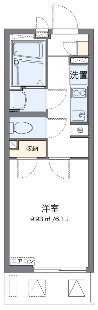 クレイノＬＥＧＡＣＹ鵜の木 303号室 間取り