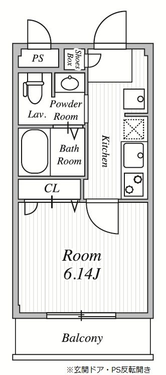 ウイング多摩川 403号室 間取り