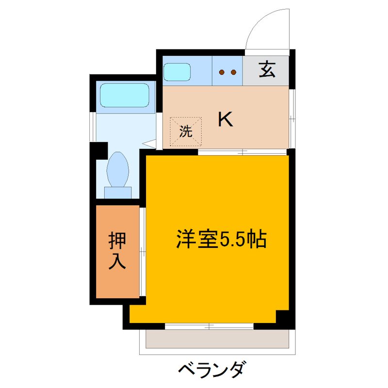 小桜ビル 301号室 間取り