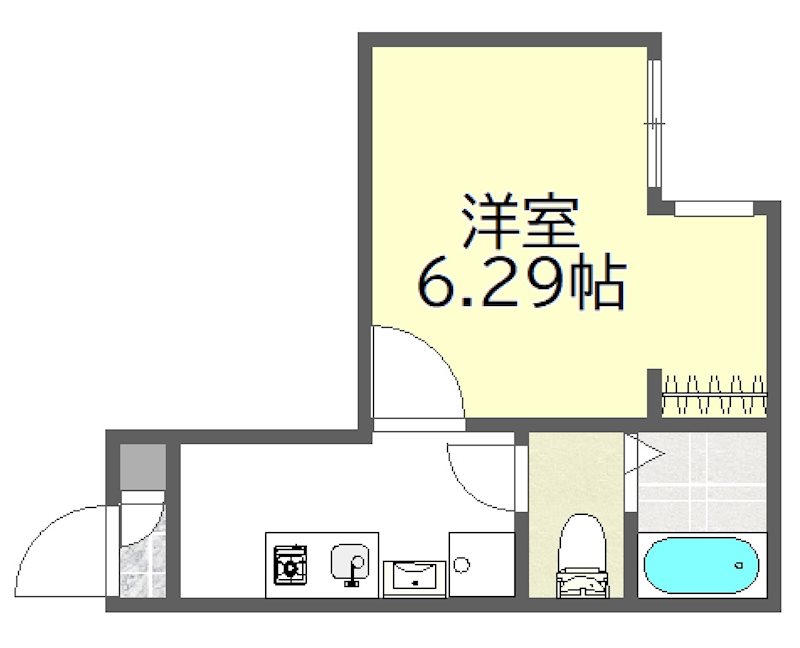 リオグランデ上平間 103号室 間取り