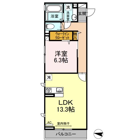 Eminence池上 203号室 間取り
