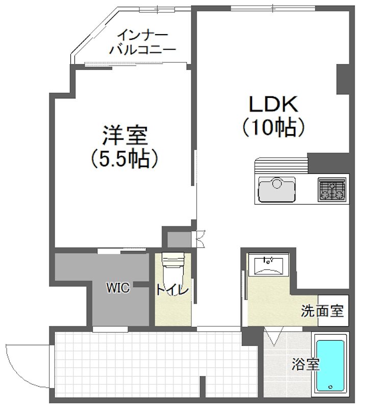 Bloom下丸子 間取り図