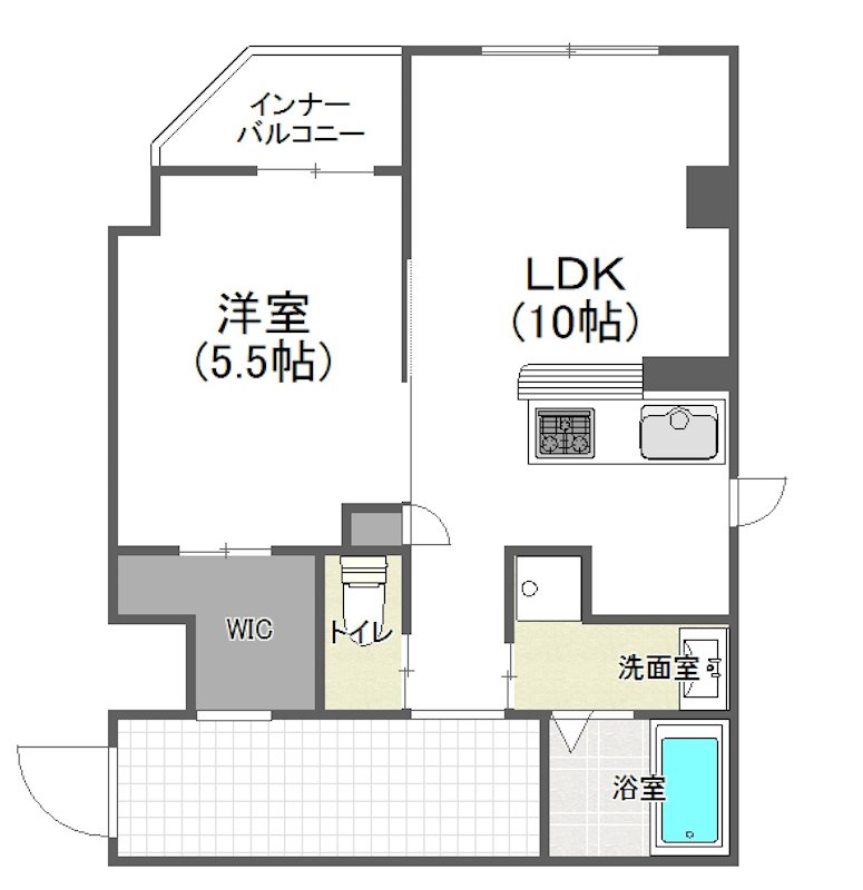 Bloom下丸子 201号室 間取り