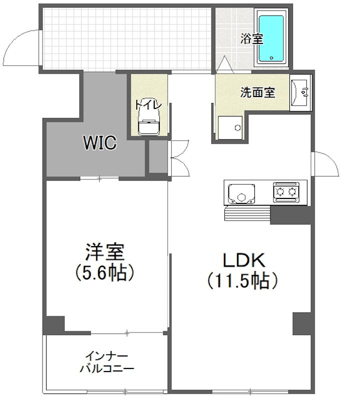 Bloom下丸子 202号室 間取り