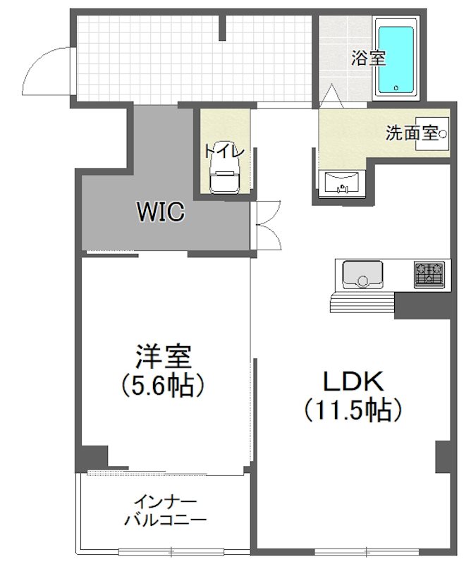 Bloom下丸子 間取り図
