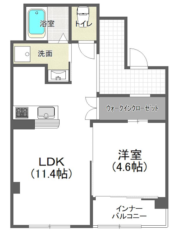 Bloom下丸子 間取り図