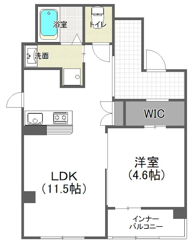 Bloom下丸子 303号室 間取り