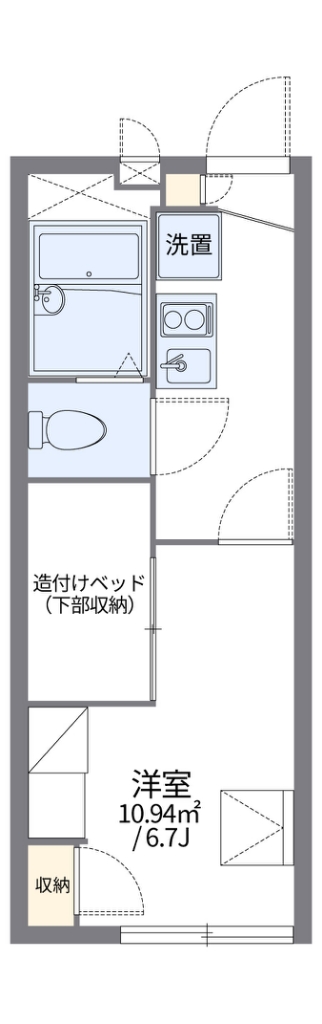 レオパレス清海 201号室 間取り