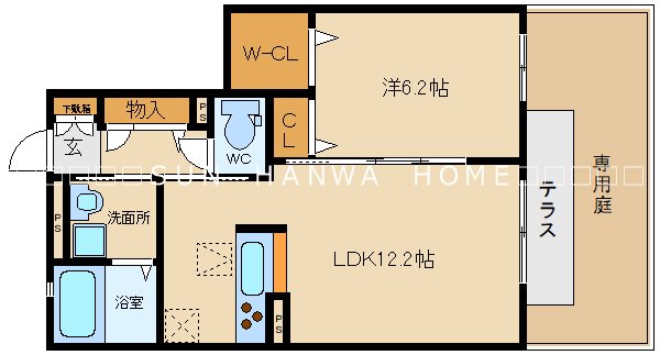 ハイツサングレース 間取り