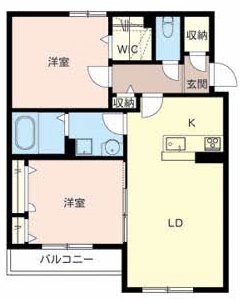シャーメゾンＡＥＡ 間取り
