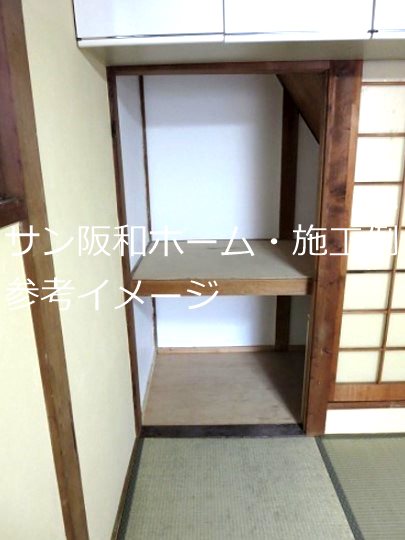 福万寺貸家 収納
