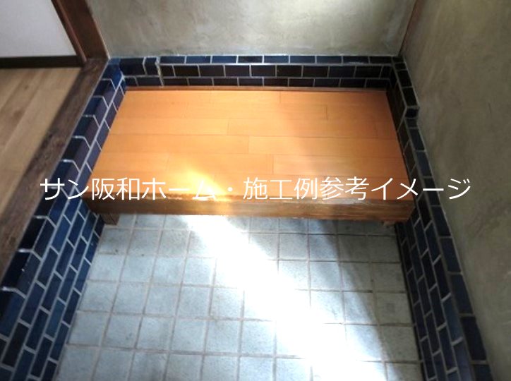 福万寺貸家 玄関