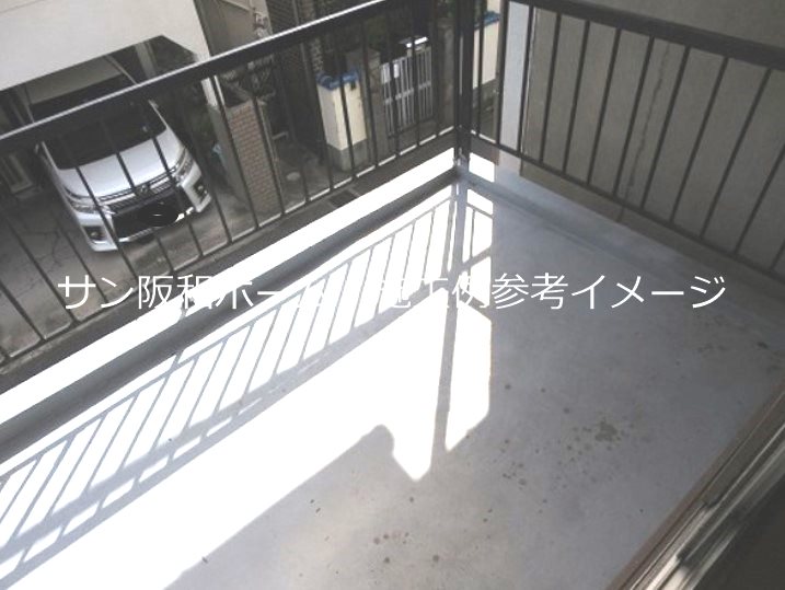 福万寺貸家 ベランダ