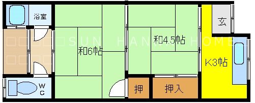 植田平家 間取り