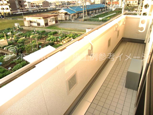 ファミーユ長池Ｂ ベランダ